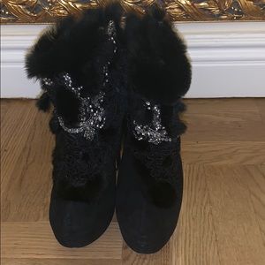 Black booties